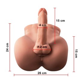 BERTLETT DILDO ASS -  SQ MAR30019V-13